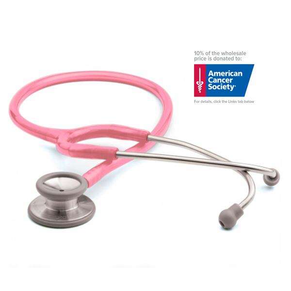Stethoscope Classic Adscope 603 Brst Cncr Awrns Mtlc Pnk Adlt 31 NChl 2Hd Ea